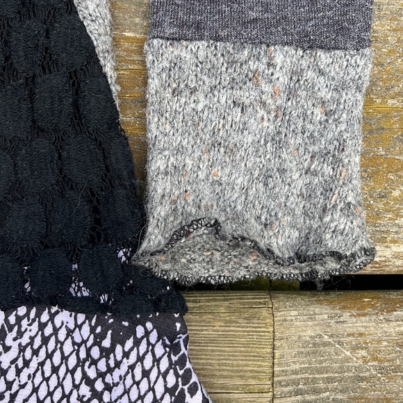 Papillon Patchwork Long Sleeve Dress - Picture 4 of 8